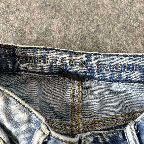 American Eagle Jeans Mens 29x30 Airflex Distressed Light Wash‎ - Picture 7 of 16